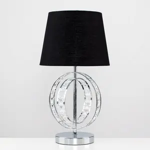 Babb Metal Table Lamp Black / Yes