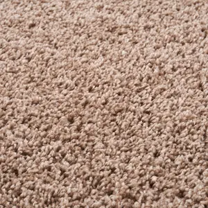 Myshaggy Collection Living Room Rugs Solid Design  Beige