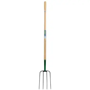 Draper  4 Prong Manure Fork with Wood Shaft 63579