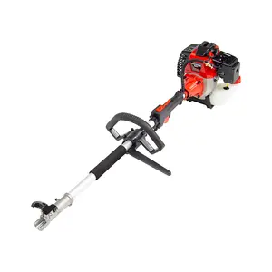 6-in-1 Multi-tool Fox Wolf Petrol 43cc Brushcutter, Grass Line Trimmer, Hedge Trimmer, Pruner with Extension