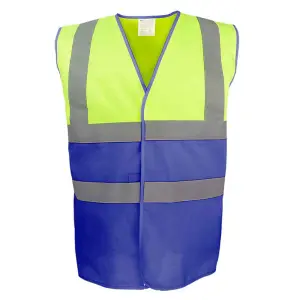 Yoko Unisex Adult Two Tone Hi-Vis Vest