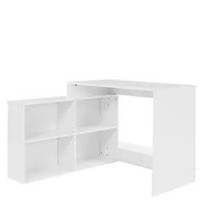 Kerri Executive Desk Pearl White