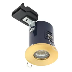 Forum Electralite ELA-27467-SATBRS Yate Fire Rated Downlight - Satin Brass (11957)