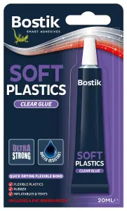 Bostik Soft Plastics Clear Glue 20ml (6 Packs)