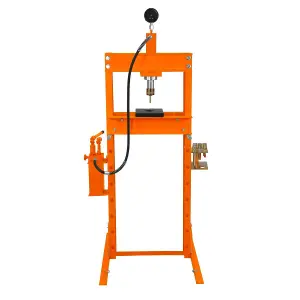 Hydraulic Shop Press 20 Ton Tonne Floor Mount Pressure Gauge Workshop Garage