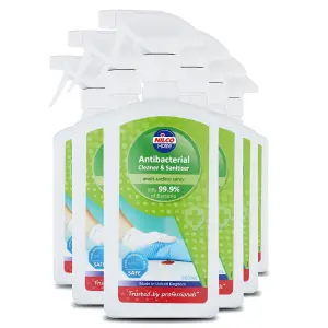 Nilco Antibacterial Cleaner and Sanitiser Multi-Surface Spray - 500ml 6 Pack