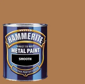 Hammerite - Smooth Direct to Rust - 750ML - Garden Bark