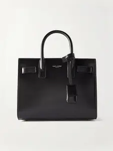 SAINT LAURENT Sac De Jour Nano Leather Tote - Women - Black Shoulder Bags