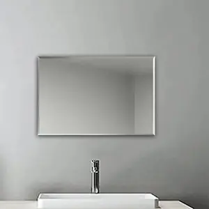 50x70cm Frameless Rectangle Wall Mounted Mirror