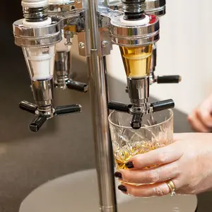 Four Bottle Bar Optic Drinks Dispenser