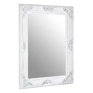 Interiors by Premier Baroque Antique White Wall Mirror