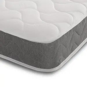 1171Grey White Noise Open Coil Mattress Kingsize (5')