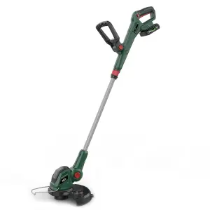 Webb Eco 20V Cordless 30cm Grass Trimmer - 1.4mm Line, Lightweight, Edging Protector & 3Yr Warranty, 2Ah w/ Battery & Charger