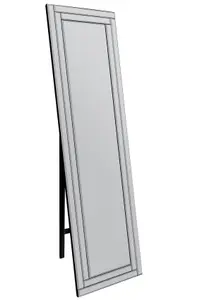 MirrorOutlet Luxford All Glass Free Standing Cheval Dress Mirror 150 x 40CM