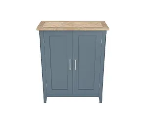 Signature Blue Shoe Storage Cupboard