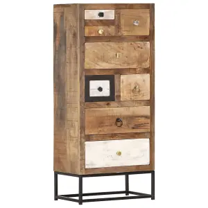 Berkfield Drawer Cabinet 45x30x105 cm Solid Reclaimed Wood