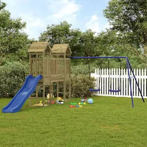 Berkfield Outdoor Playset Impregnated Wood Pine