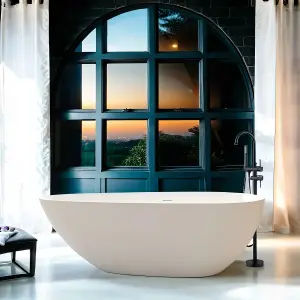 Talavera Freestanding Matt Stone Bath 1700mm