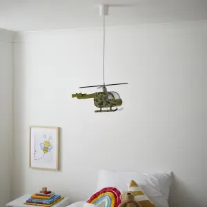 Glow Elior Helicopter Matt Multicolour LED Light pendant, (Dia)420mm