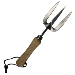 Stainless Steel Garden Hand Fork Shovel Spade Digging Digger Gardening Tool