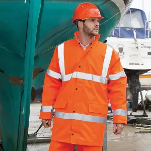 Result Core High-Viz Motorway Coat (Waterproof & Windproof)