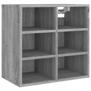 Berkfield Shoe Cabinets 2 pcs Grey Sonoma 52.5x30x50 cm