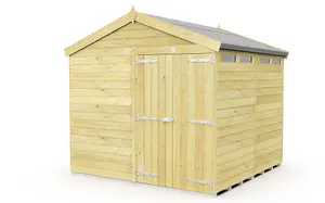 DIY Sheds 8x6 Apex Security Shed - Double Door