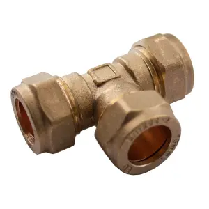 Oracstar Equal Tee Connector Br (15mm x 15mm)