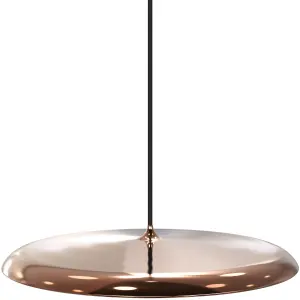 Nordlux DFTP Artist 40 Indoor Dining Living Kitchen Hallway Pendant In Copper (Diam) 40cm