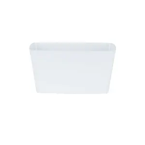 Wham Set 4 Studio 30cm Rectangular Plastic Trough Ice White