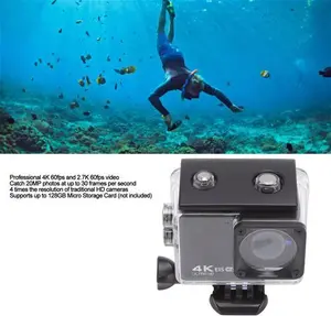 4K Action Camera HD 20MP 98.4ft IP68 Waterproof Sports Camera Wifi 2.4G Remote