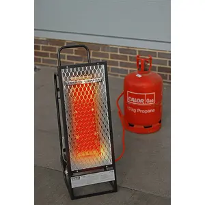 Industrial Propane Heater - 35000 Btu/Hr Space Warmer - Heavy Duty Frame