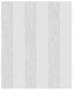 Boutique Mercury Grey Striped Metallic effect Embossed Wallpaper