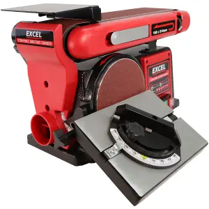 Excel 370W 4" Electric Bench Belt & Disc Sander Heavy Duty 240V