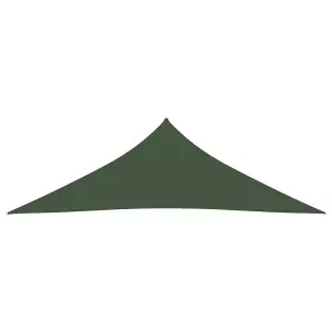 Berkfield Sunshade Sail 160 g/m2 Dark Green 5x5x6 m HDPE