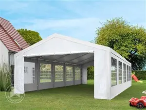 5x10m Marquee White PE 350 Party Tent, Event Shelter