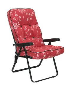 Deluxe Recliner Renaissance - L73 x W58 x H99 cm - Rouge