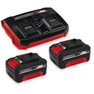 Einhell Power X-Change Starter Kit 18V - 3.0Ah Battery And Twincharger - Compatible With All Power X-Change Products