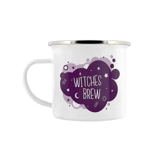 Grindstore Witches Brew Enamel Mug White (One Size)