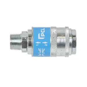 PCL Safeflow Safety Coupling Body Male 3/8" BSPT For Workshop & Agricultural Use