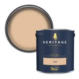 Dulux Trade Heritage Buff Velvet matt Wall paint, 2.5L