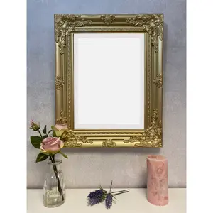 Jiminez Flat Wall Mirror Metallic Gold