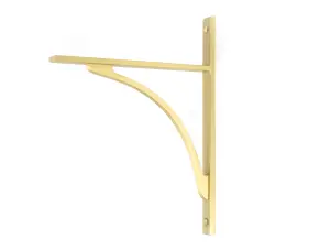 Satin Brass Apperley Shelf Bracket (260mm x 200mm)