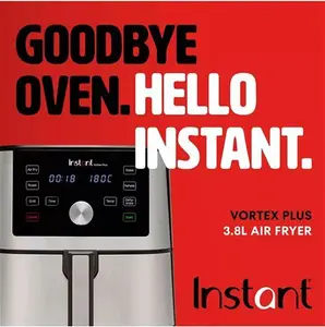 Instant Vortex Plus Air Fryer, 3.8L, Stainless Steel