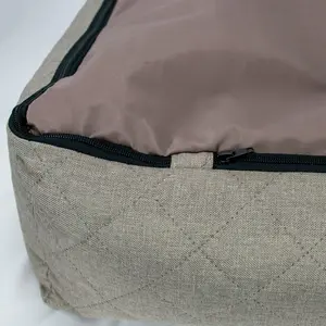 Hooded / Dome Pet Bed Beige / Small (40cm H x 65cm W x 55cm D)