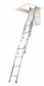 3 section 12 tread Tilt & turn right Loft Ladder