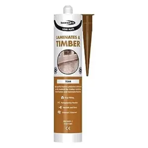 Bond It Lami Mate Flexible Sealant Gap Filler - Teak (Pack of 12)