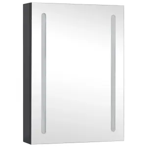 Berkfield LED Bathroom Mirror Cabinet 50x13x70 cm