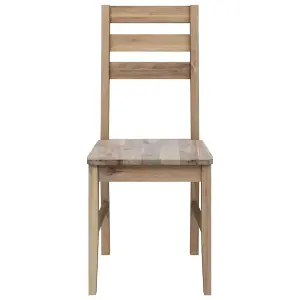 Berkfield Dining Chairs 2 pcs Solid Acacia Wood