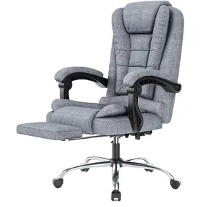 Executive Office Chair with Footrest,Computer Chair with Tilt Function for Home Office Working